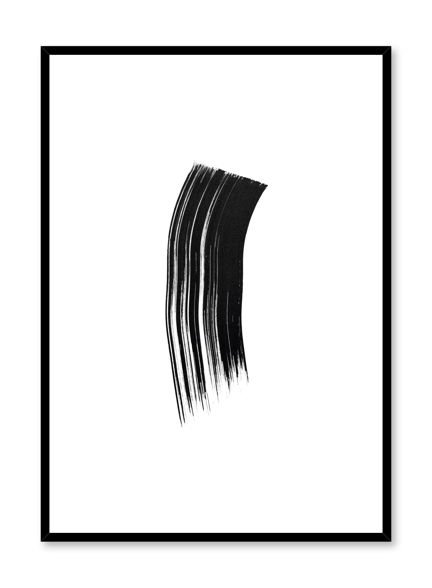 Modern minimalist poster by Opposite Wall with black ink design