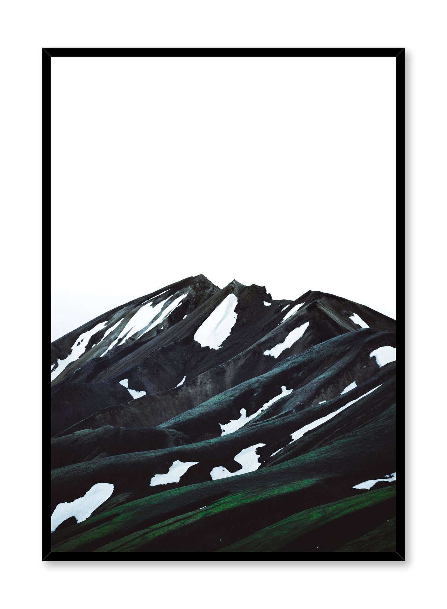 Scandinavian art print by Opposite Wall with trendy mountain art photo