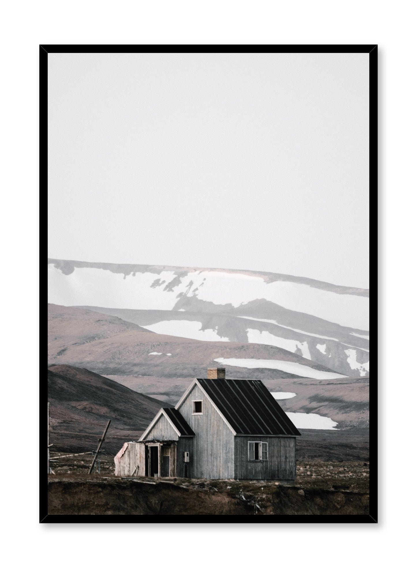Minimalist design poster by Opposite Wall with farm landscape photography