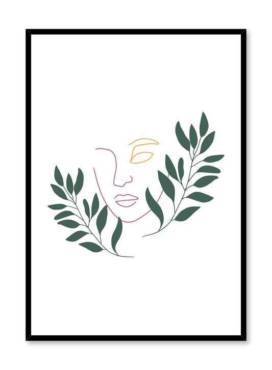 Modern minimalist poster by Opposite Wall with Extend an olive branch design