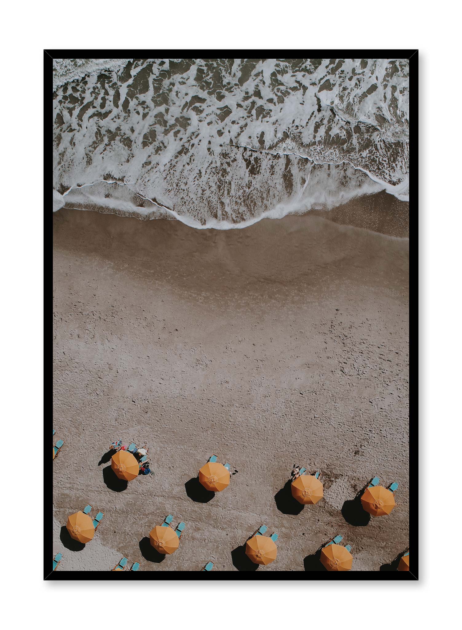 Minimalist design poster by Opposite Wall with beach landscape photography