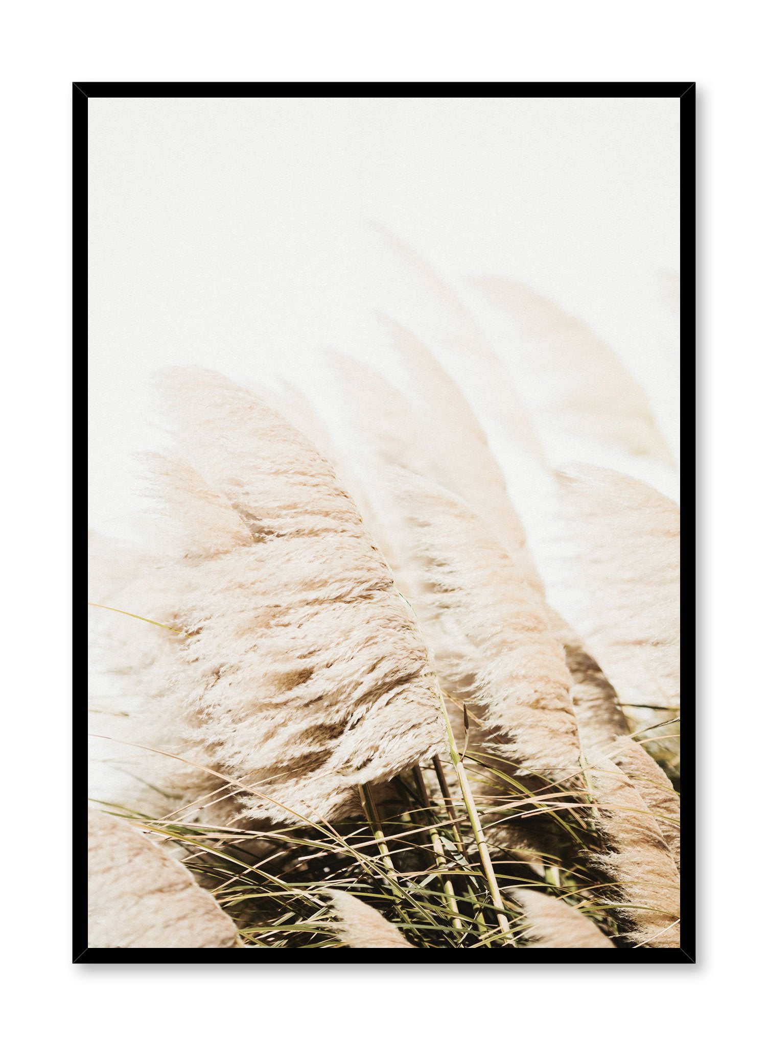 Minimalist design poster by Opposite Wall with wheat field photography
