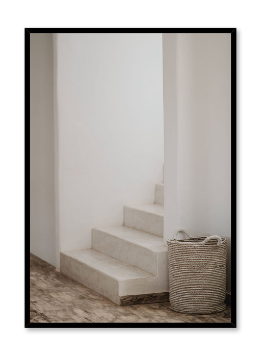Minimalist design poster by Opposite Wall with Stairs photography