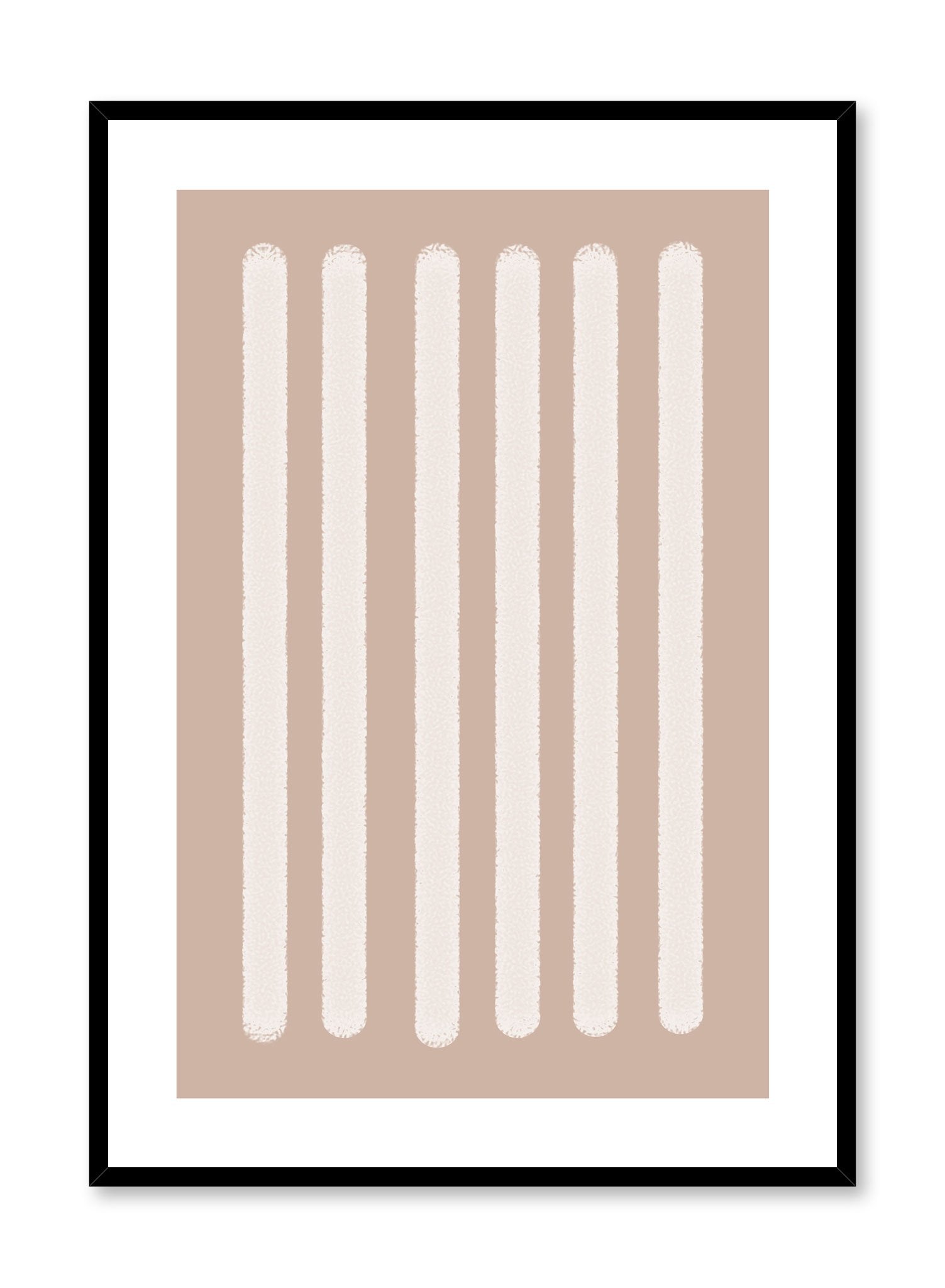 Minimalist design poster by Opposite Wall with abstract beige rectangle shapes
