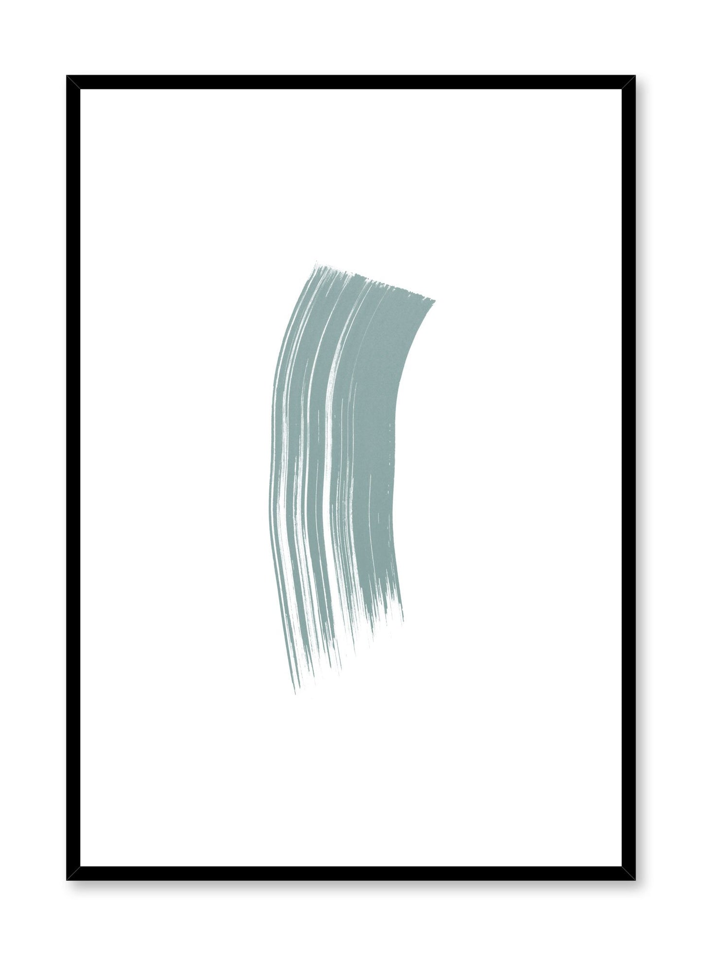 Modern minimalist poster by Opposite Wall with mint green design