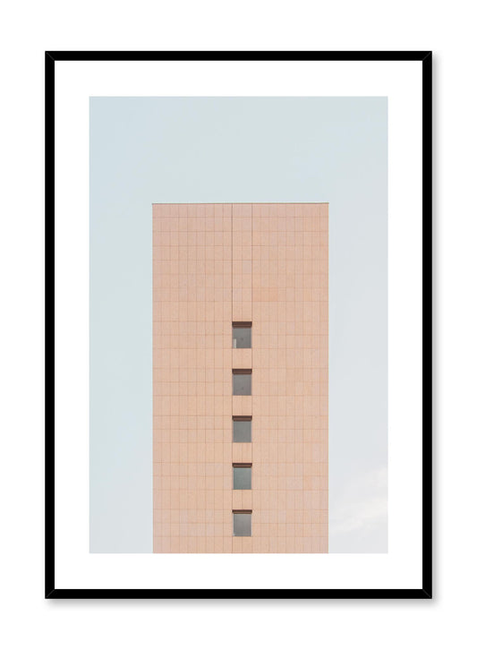 Minimalist design poster by Opposite Wall with urban photography of high rise building