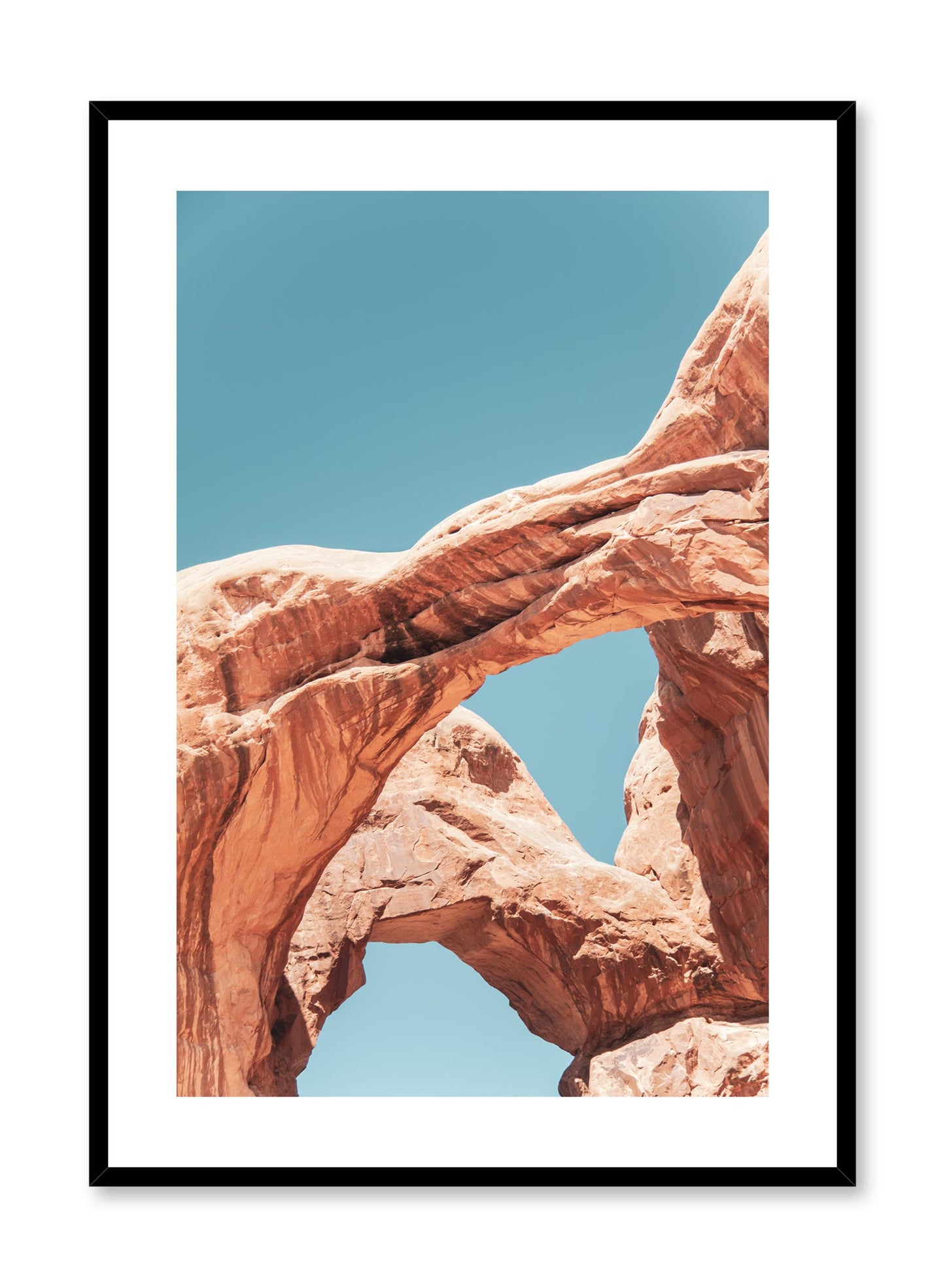 Minimalist design poster by Opposite Wall with photography of red rock formations