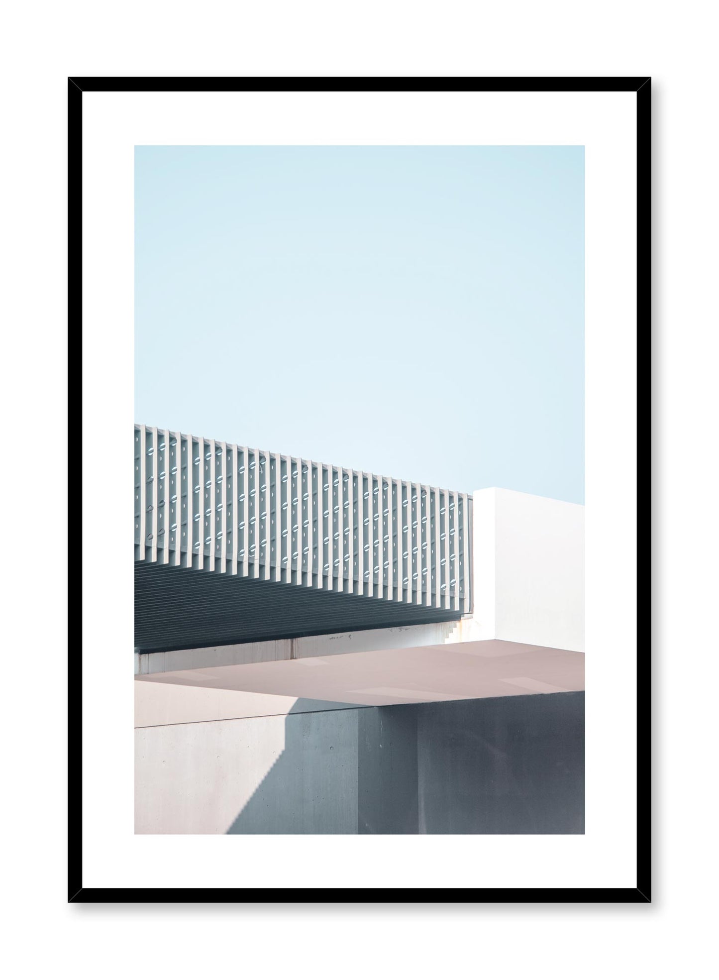 Minimalist design poster by Opposite Wall with urban photography of industrial overpass