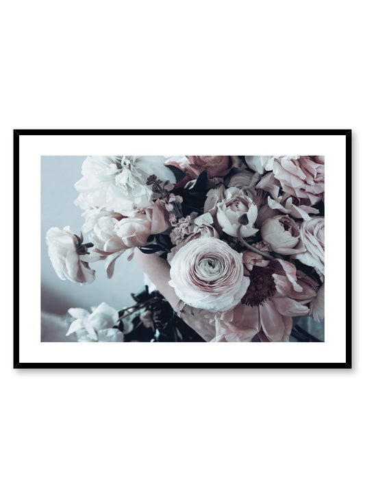 Minimalist design floral photography poster of Bouquet by Love Warriors Creative Studio - Buy at Opposite Wall