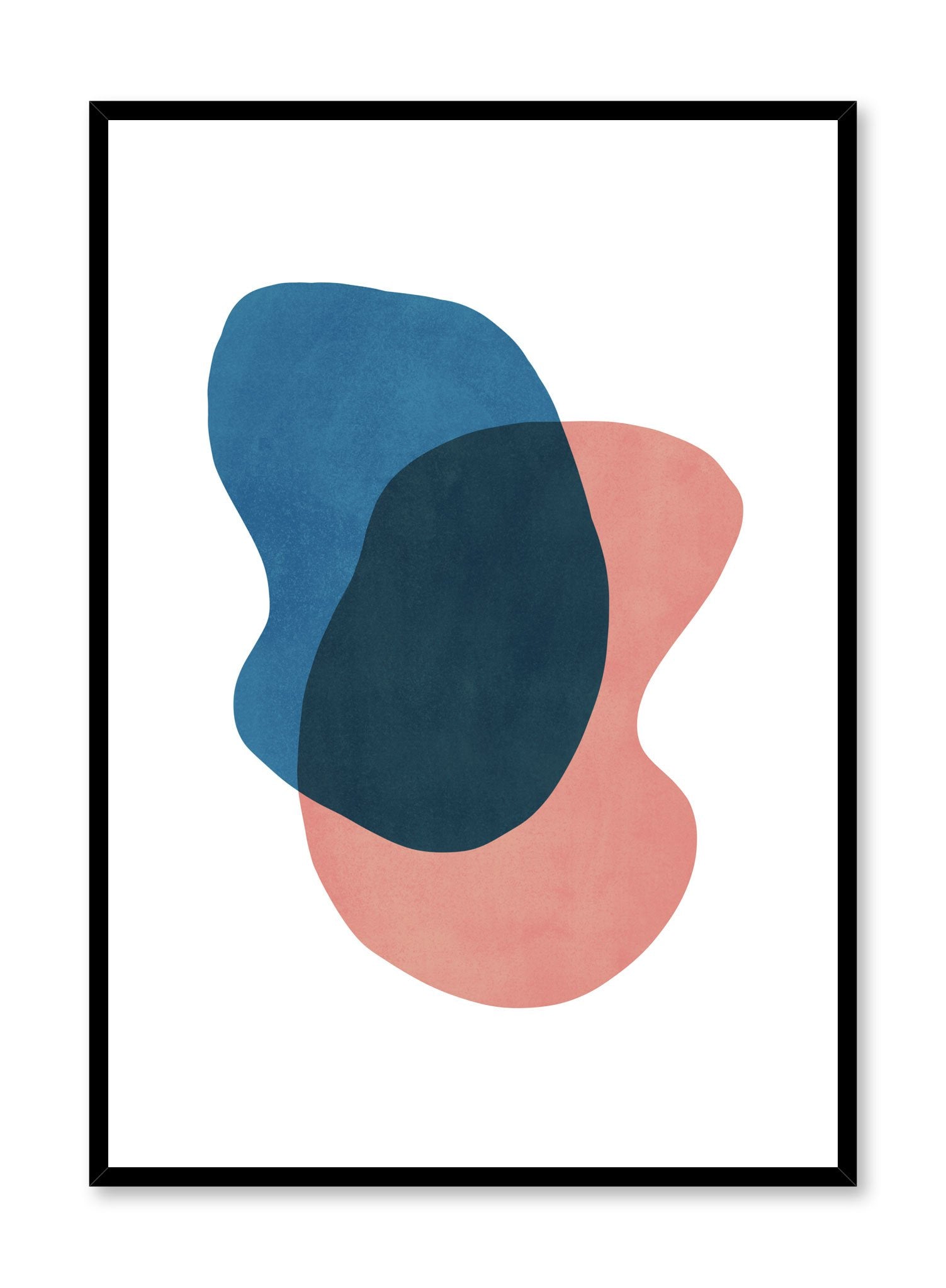 Modern minimalist poster by Opposite Wall with abstract design of False Colour by Toffie Affichiste
