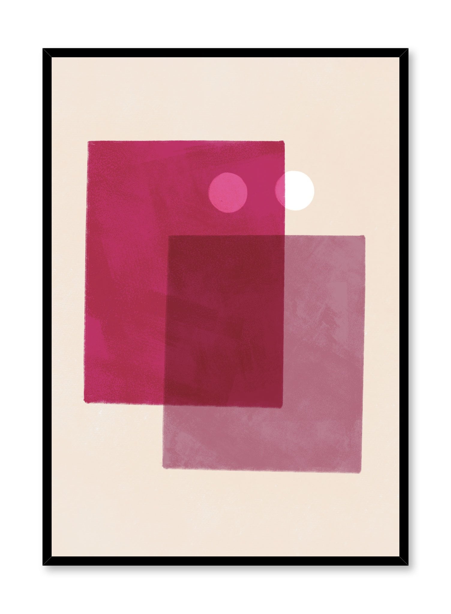 Modern minimalist poster by Opposite Wall with abstract design of Sandy by Opposite Wall
