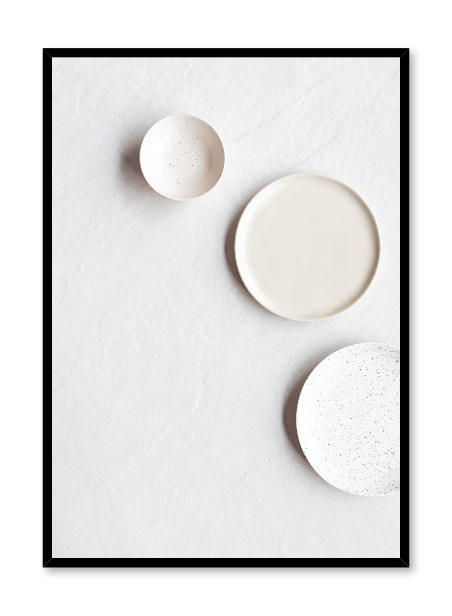 Minimalist poster by Opposite Wall with (tem)plates food photography