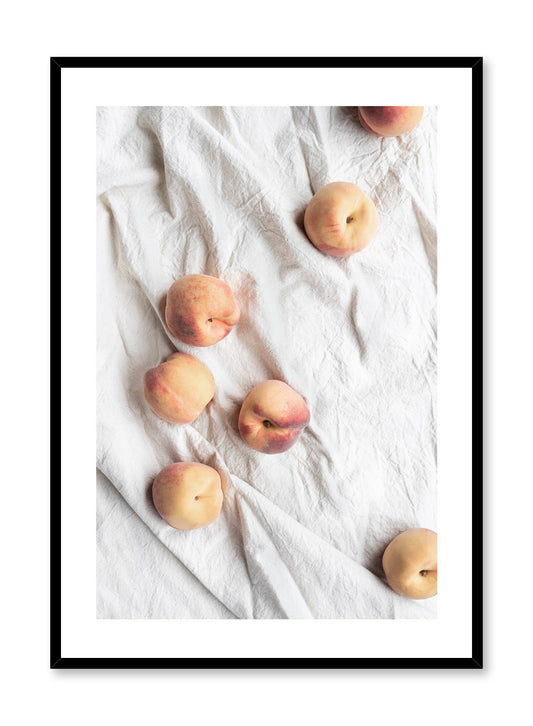 Minimalist poster by Opposite Wall with Just Peachy food photography