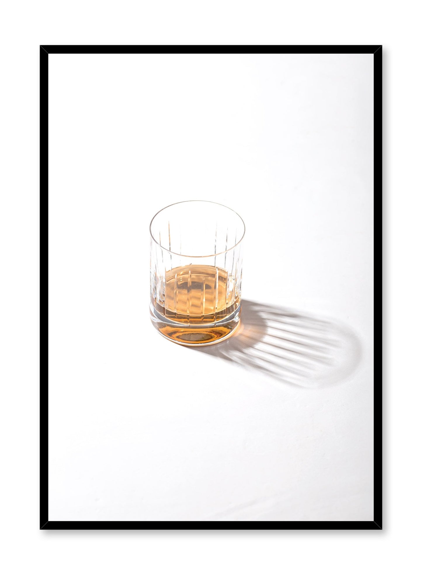 Minimalist poster by Opposite Wall with Scotch drink photography