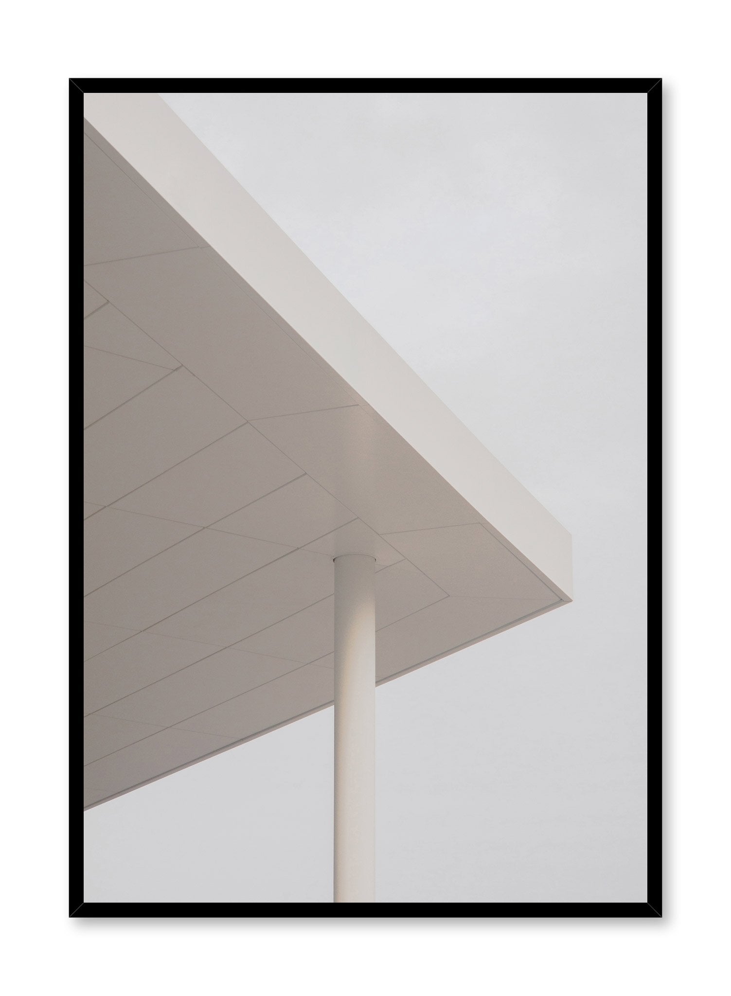 Modern minimalist poster by Opposite Wall with photography of corner of building