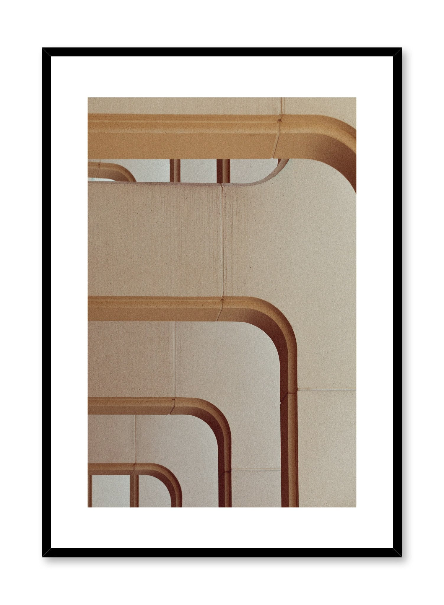 Modern minimalist poster by Opposite Wall with photography of building arches