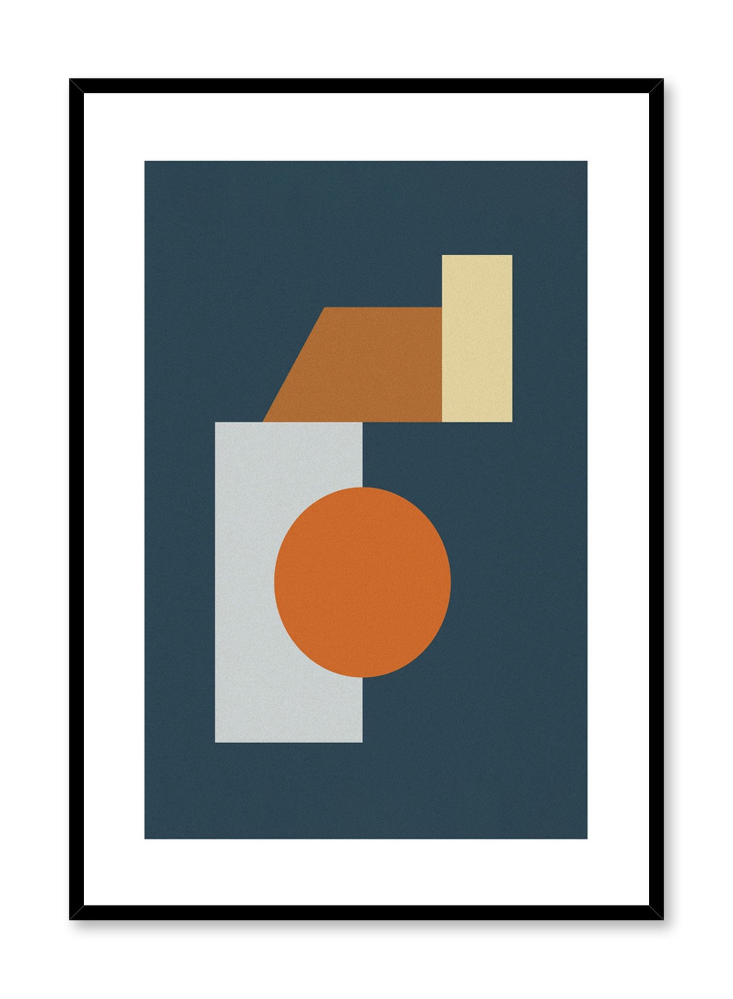Minimalist design poster by Opposite Wall with Down Below abstract graphic design