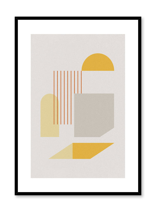 Minimalist design poster by Opposite Wall with Obstacle Course abstract graphic design