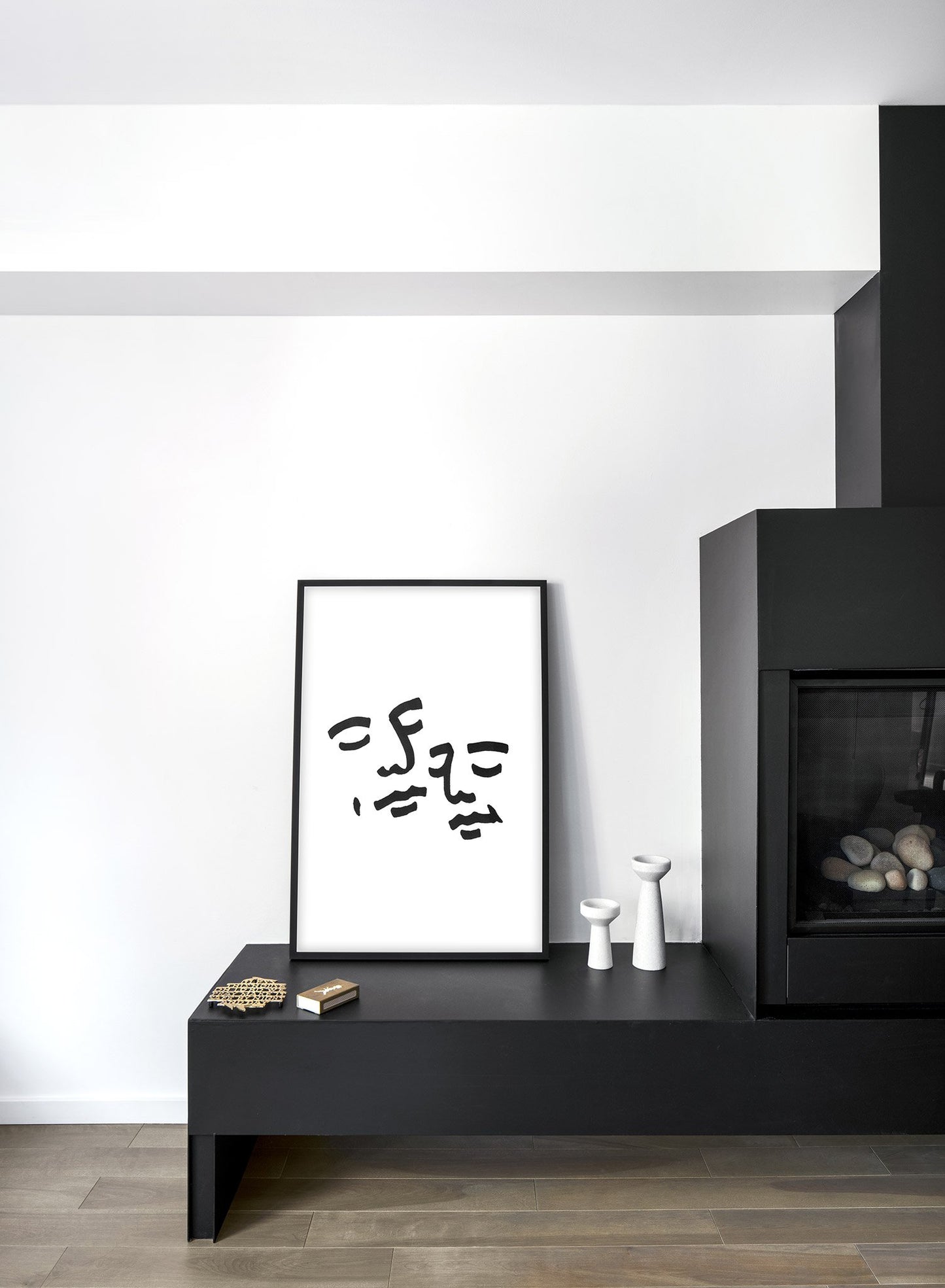 Modern minimalist thick stroke illustration by Opposite Wall - Close Comfort - Lifestyle - Living Room