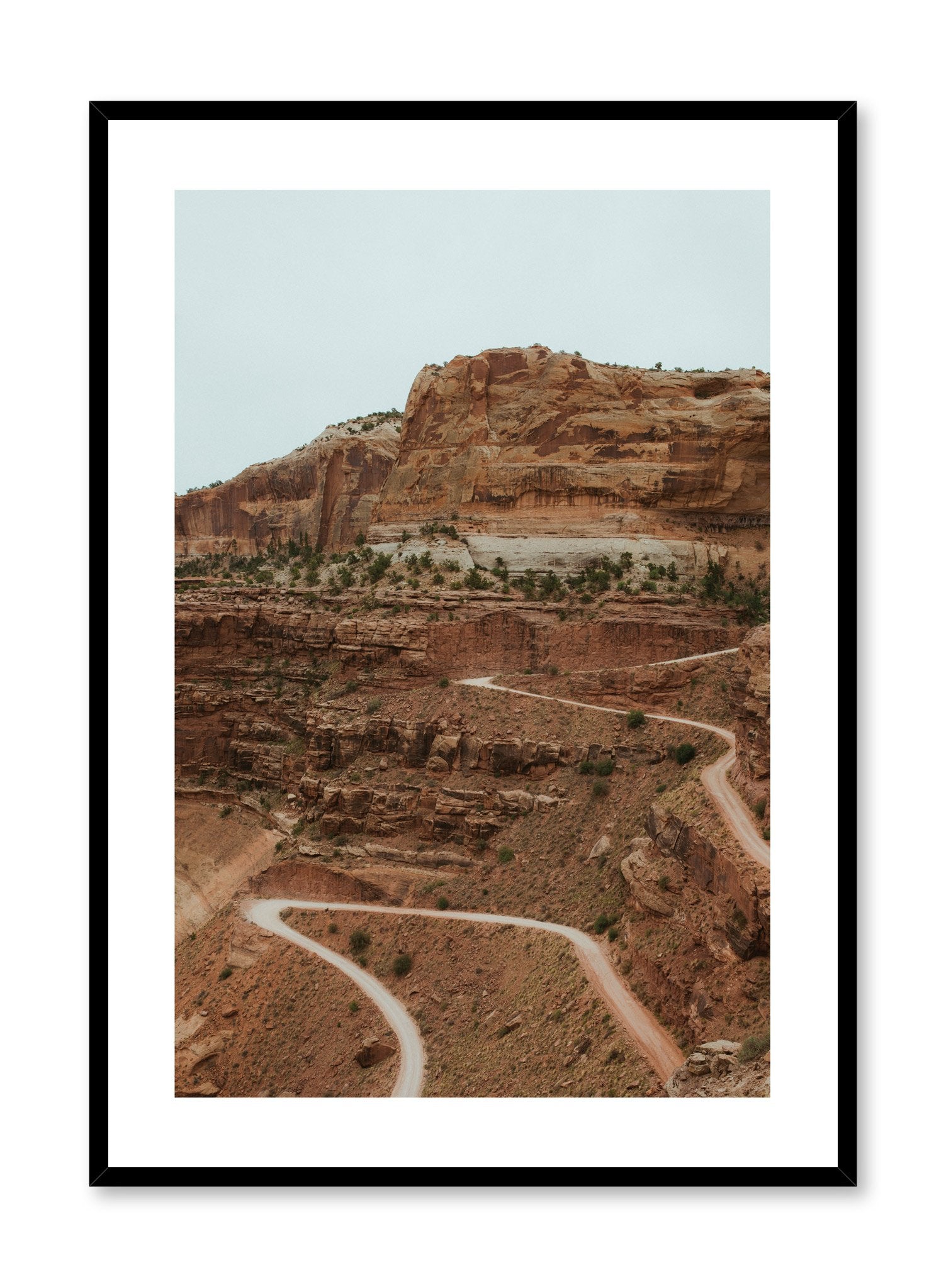 Landscape photography poster by Opposite Wall with picture of winding road