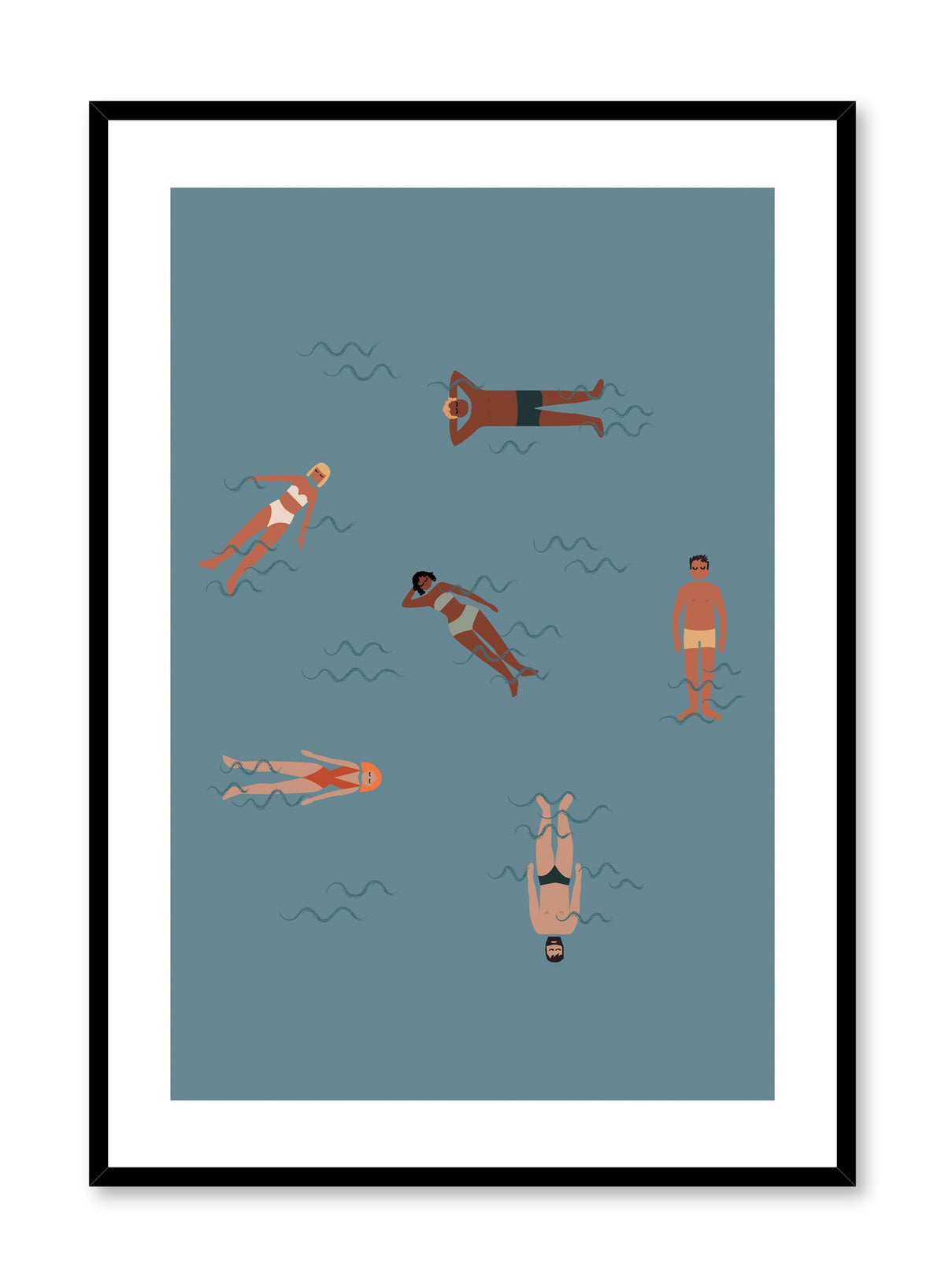 Floaters Example Poster Floaters Illustration Design Poster | Buy at Opposite Wall