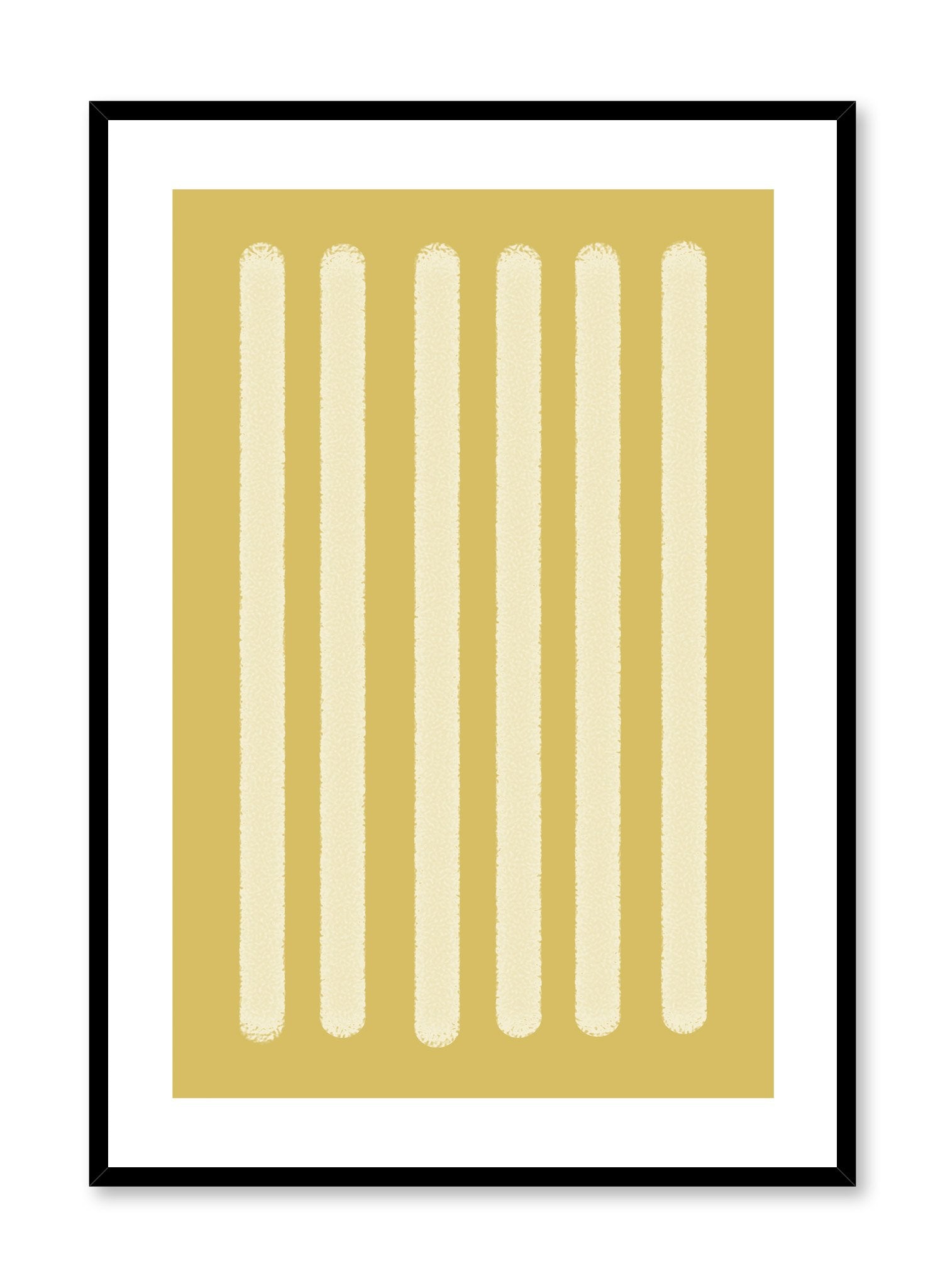 Minimalist design poster by Opposite Wall with abstract yellow rectangle shapes
