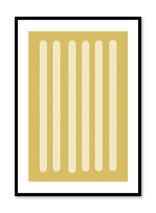 Minimalist design poster by Opposite Wall with abstract yellow rectangle shapes