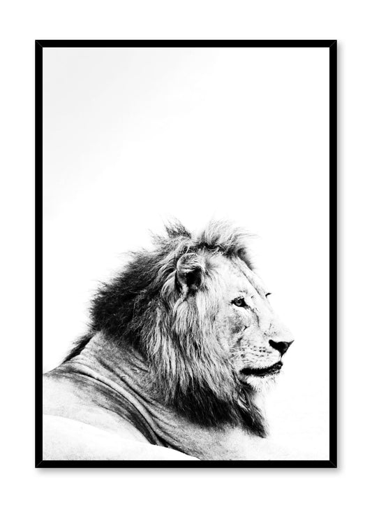 Kids nursery photography poster by Opposite Wall with Lion