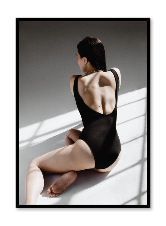 Fashion photography poster by Opposite Wall with Backless woman