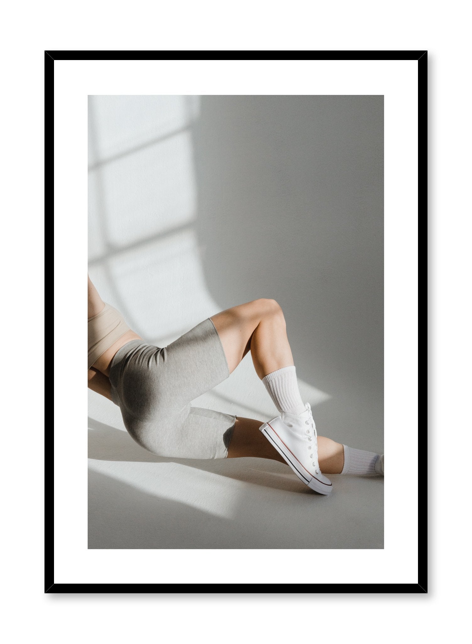 Fashion photography poster by Opposite Wall with woman in sports clothing