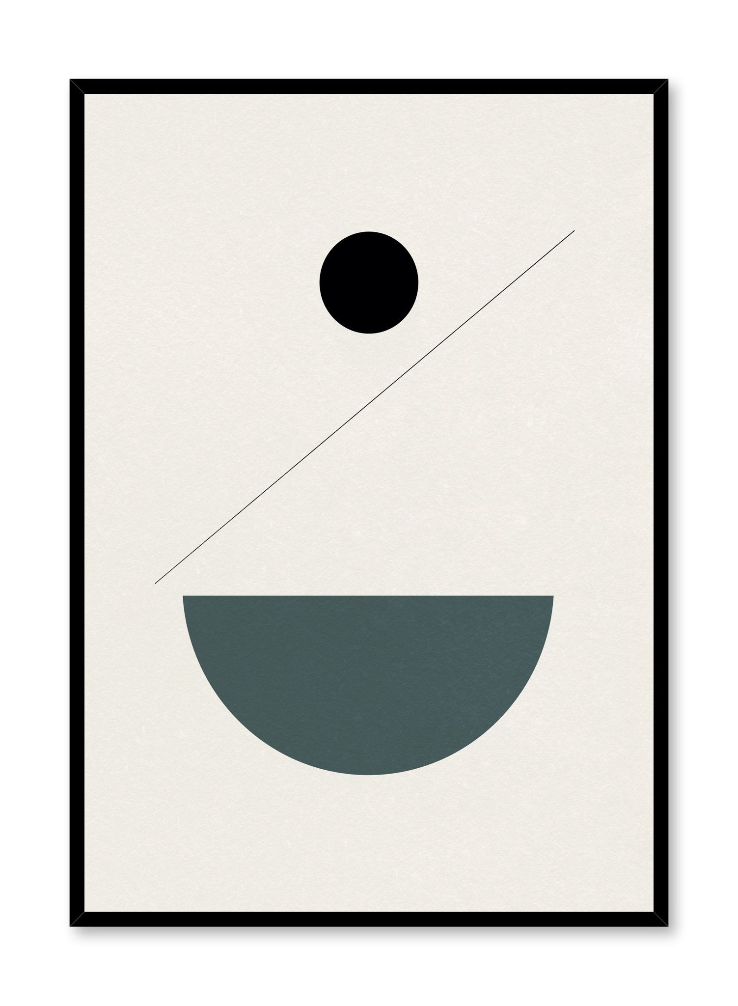 Split Abstract Shapes Design Art Print | Buy at Opposite Wall
