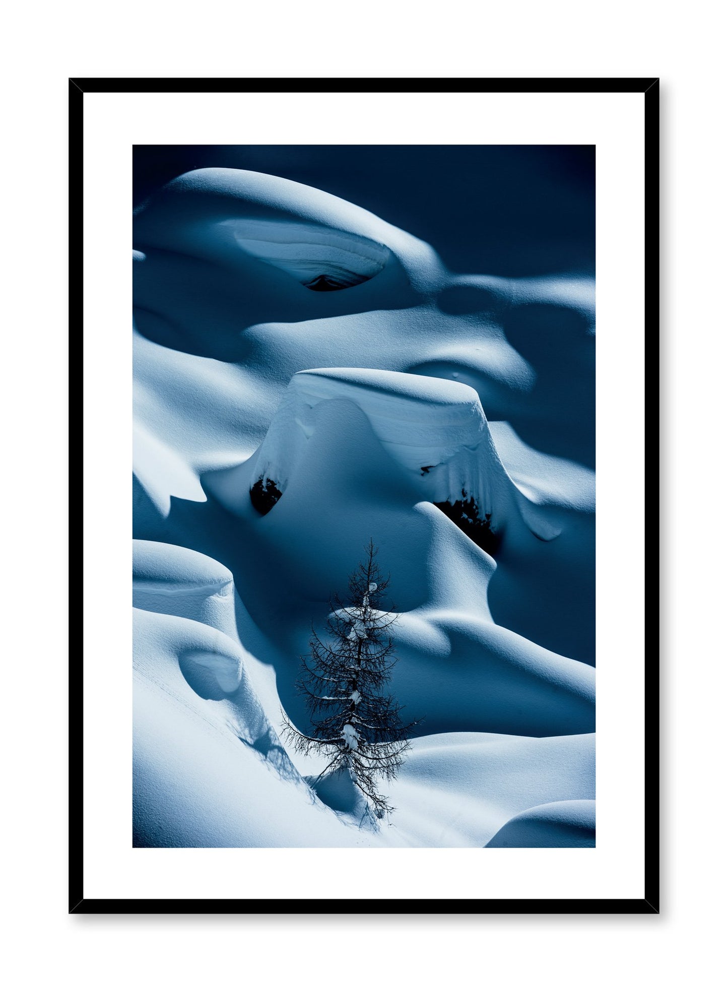 Landscape photography poster by Opposite Wall with freshly fallen snow