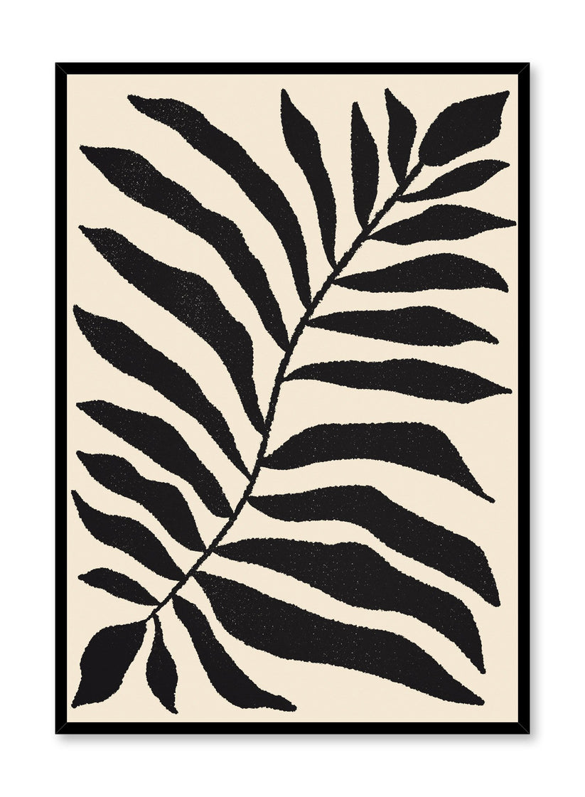 Minimalist Fern | Minimalist Leaf Print by Opposite Wall