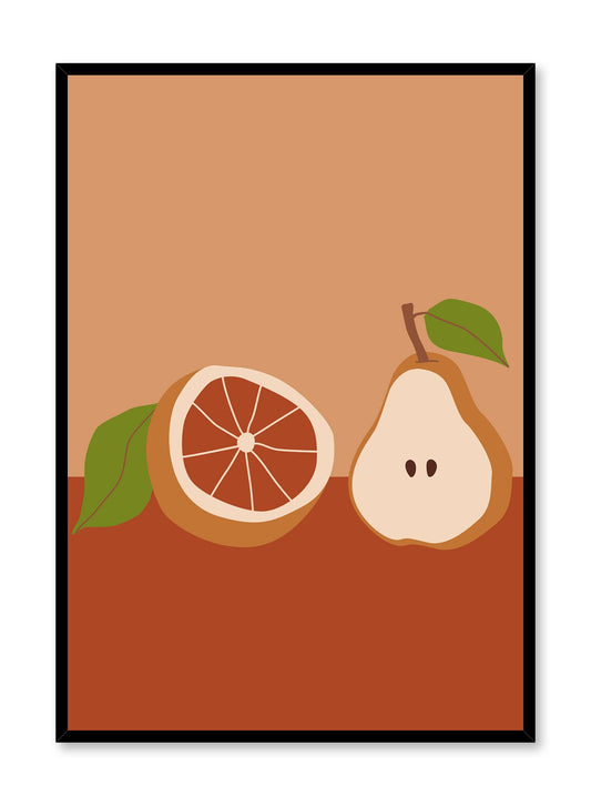 Fruity Snack is a fruit illustration poster by Opposite Wall.