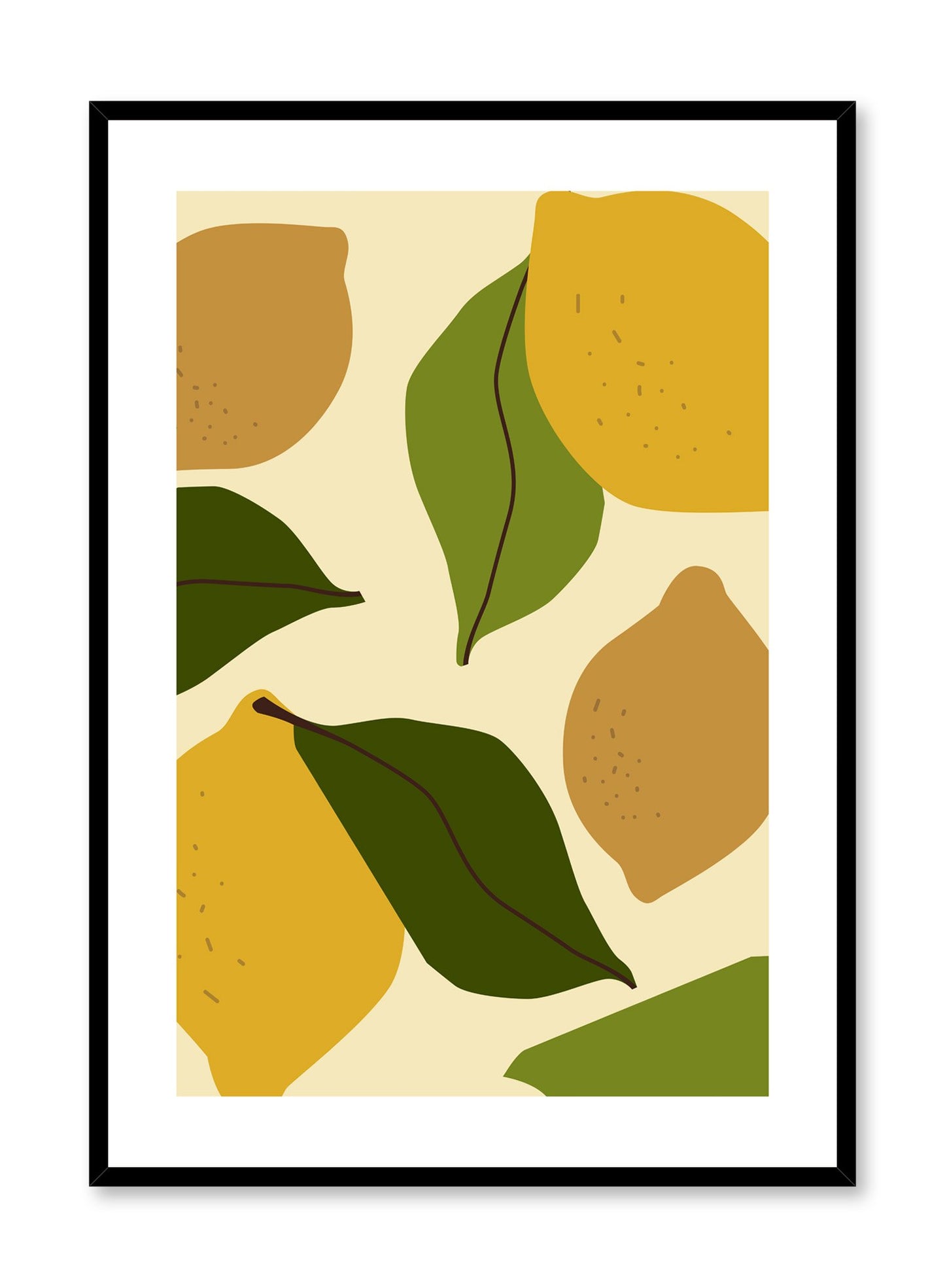 Lemon Party is a citrus illustration poster by Opposite Wall.