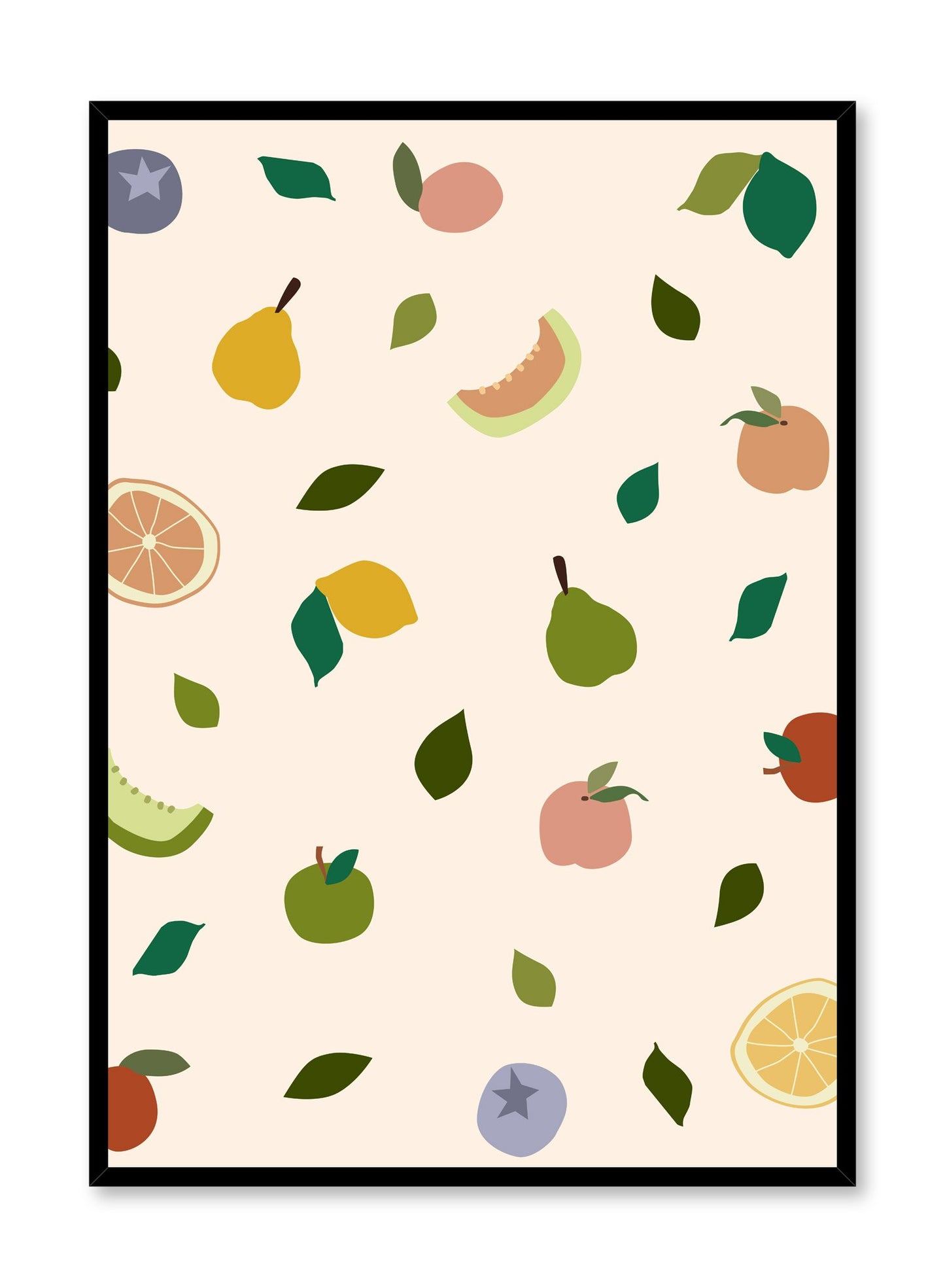 Fruit Explosion is a fruit illustration poster by Opposite Wall.