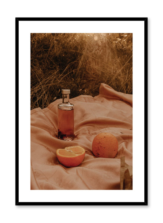 Drinks & Citrus is sunny picnic photography poster by Opposite Wall.