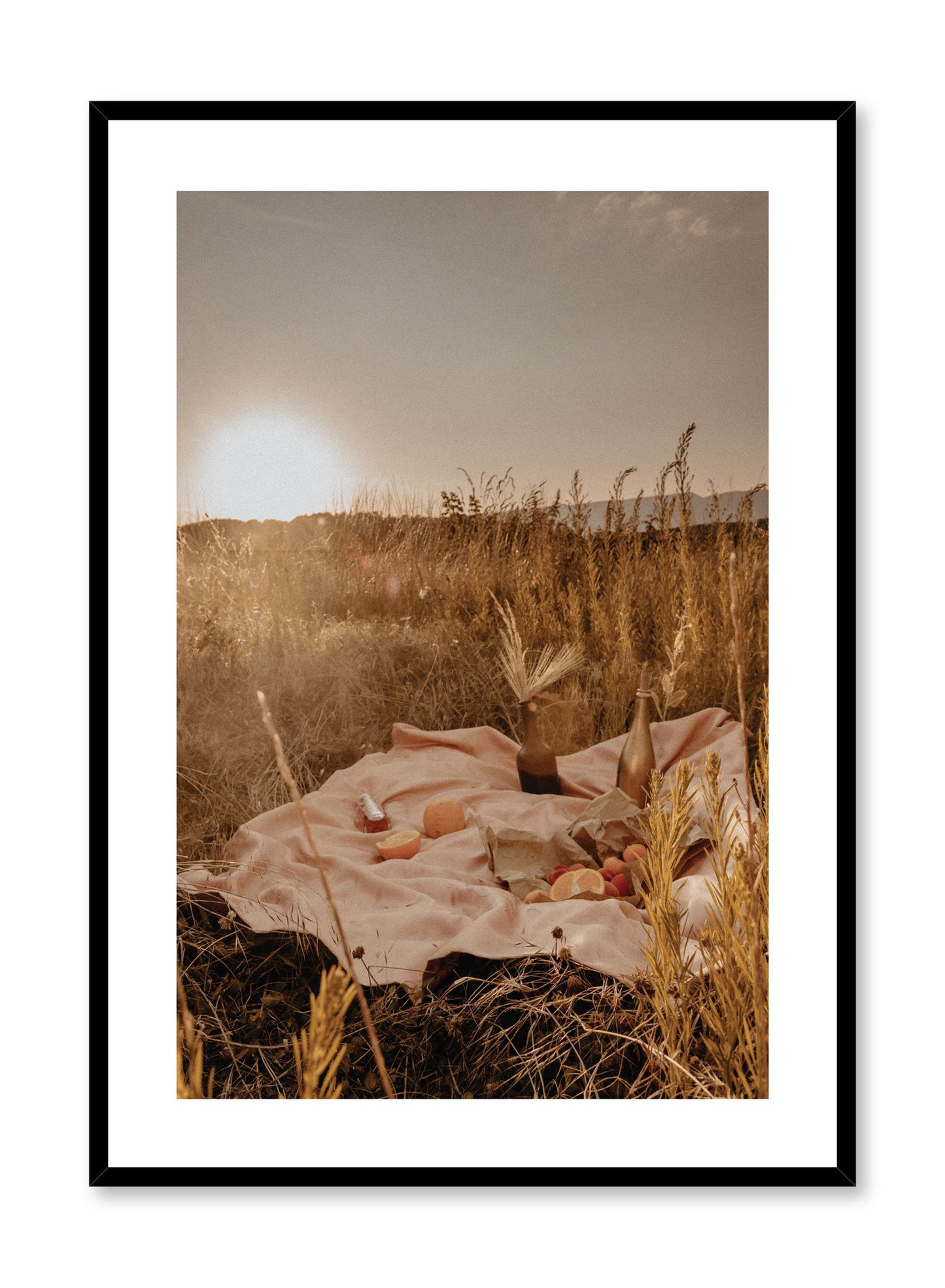 Perfect Date is sunny picnic photography poster by Opposite Wall.