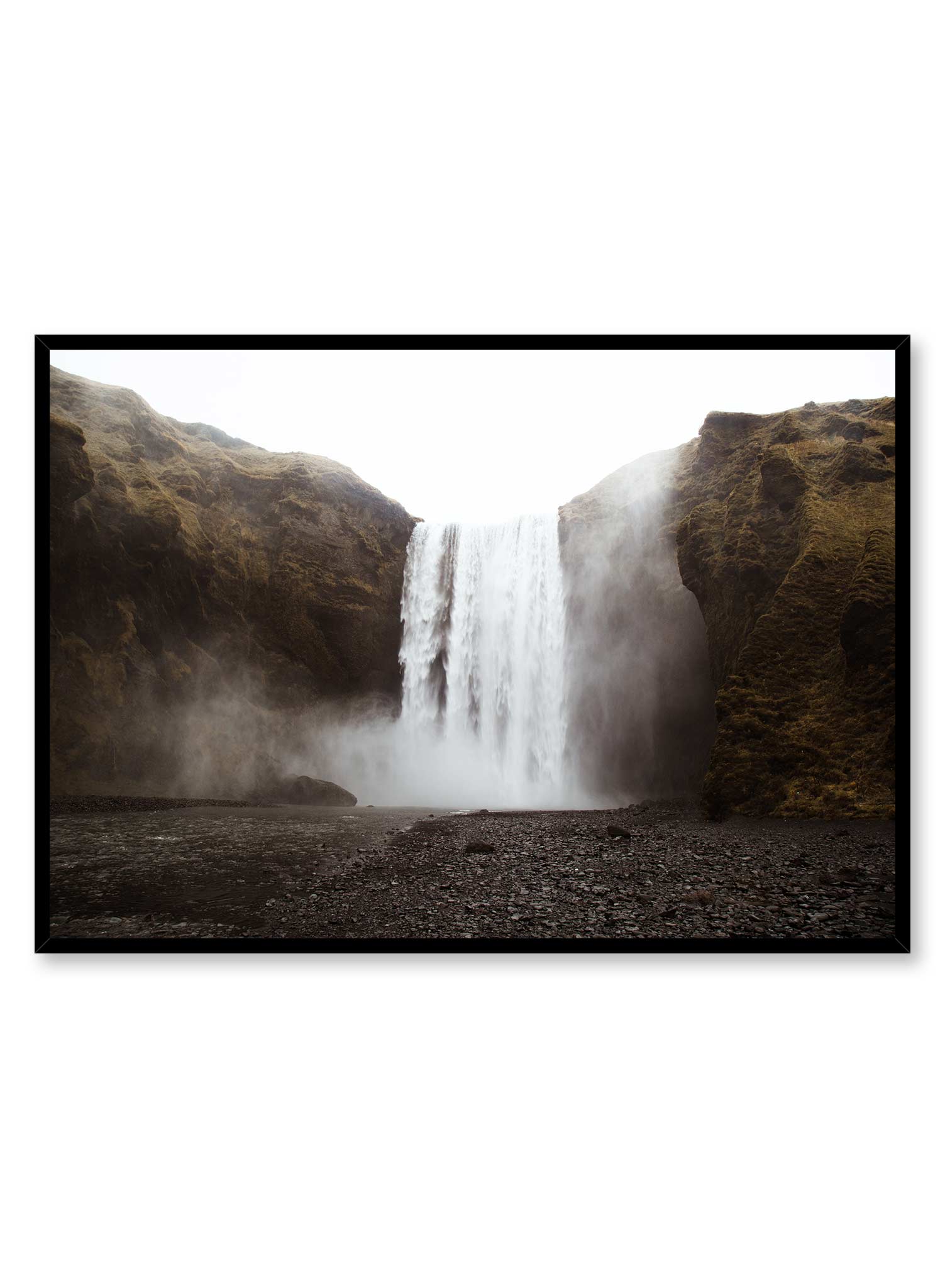 Cascading Scenery | Icelandic Waterfall Photography by Opposite Wall