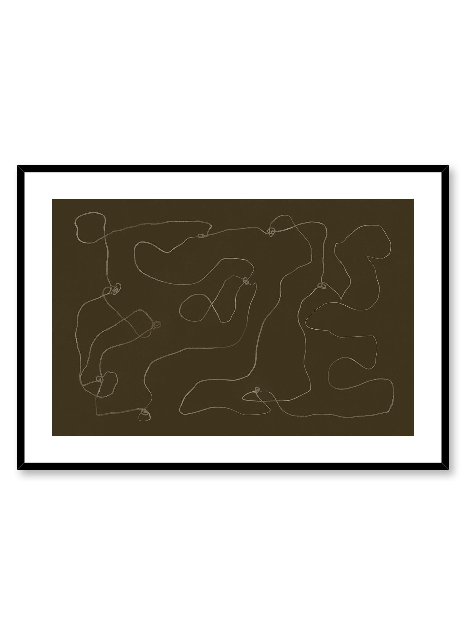 Sinuous Path | Continuous Line Path Illustration by Opposite Wall