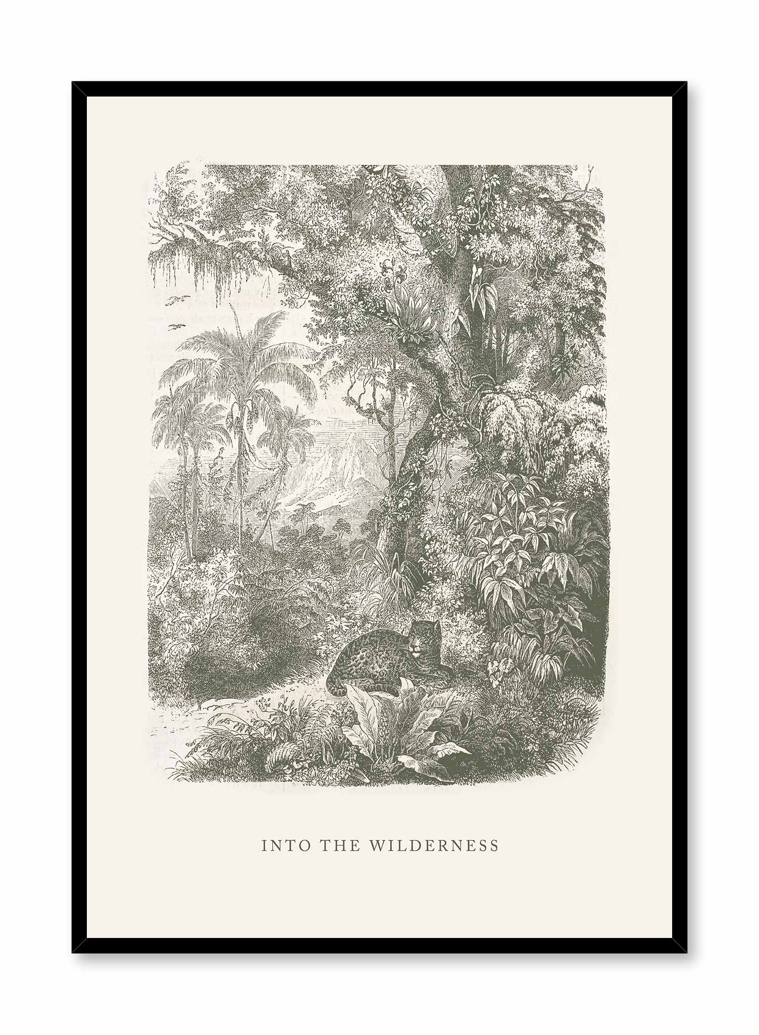 Antique Jungle | Fairytale Jungle Illustration by Opposite Wall