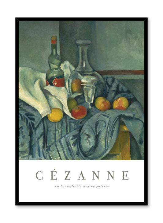 The Peppermint Bottle is a minimalist artwork by Opposite Wall of Paul Cézanne's La bouteille de Peppermint.