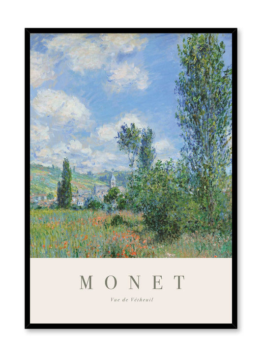 View of Vétheuil is a minimalist artwork by Opposite Wall of Claude Monet's Vue de Vétheuil.