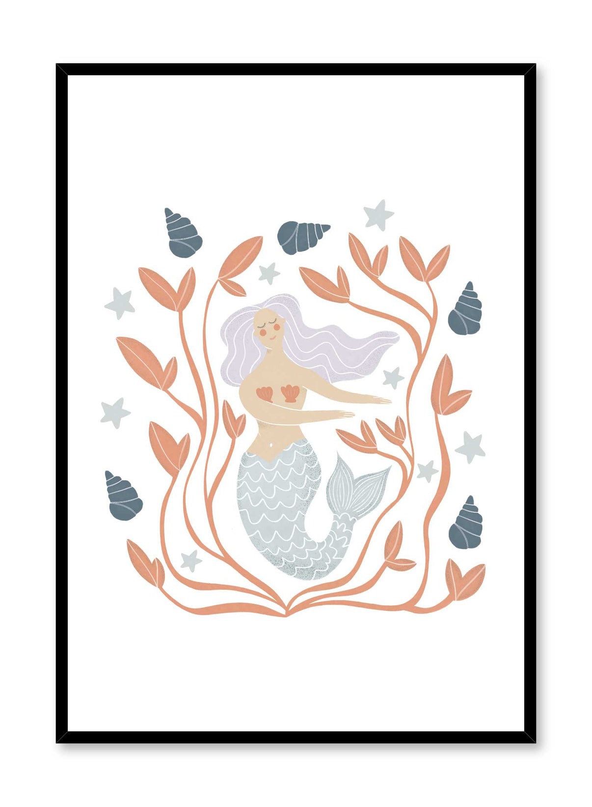 Mermaid | Underwater Mythical Creature Illustration by Opposite Wall