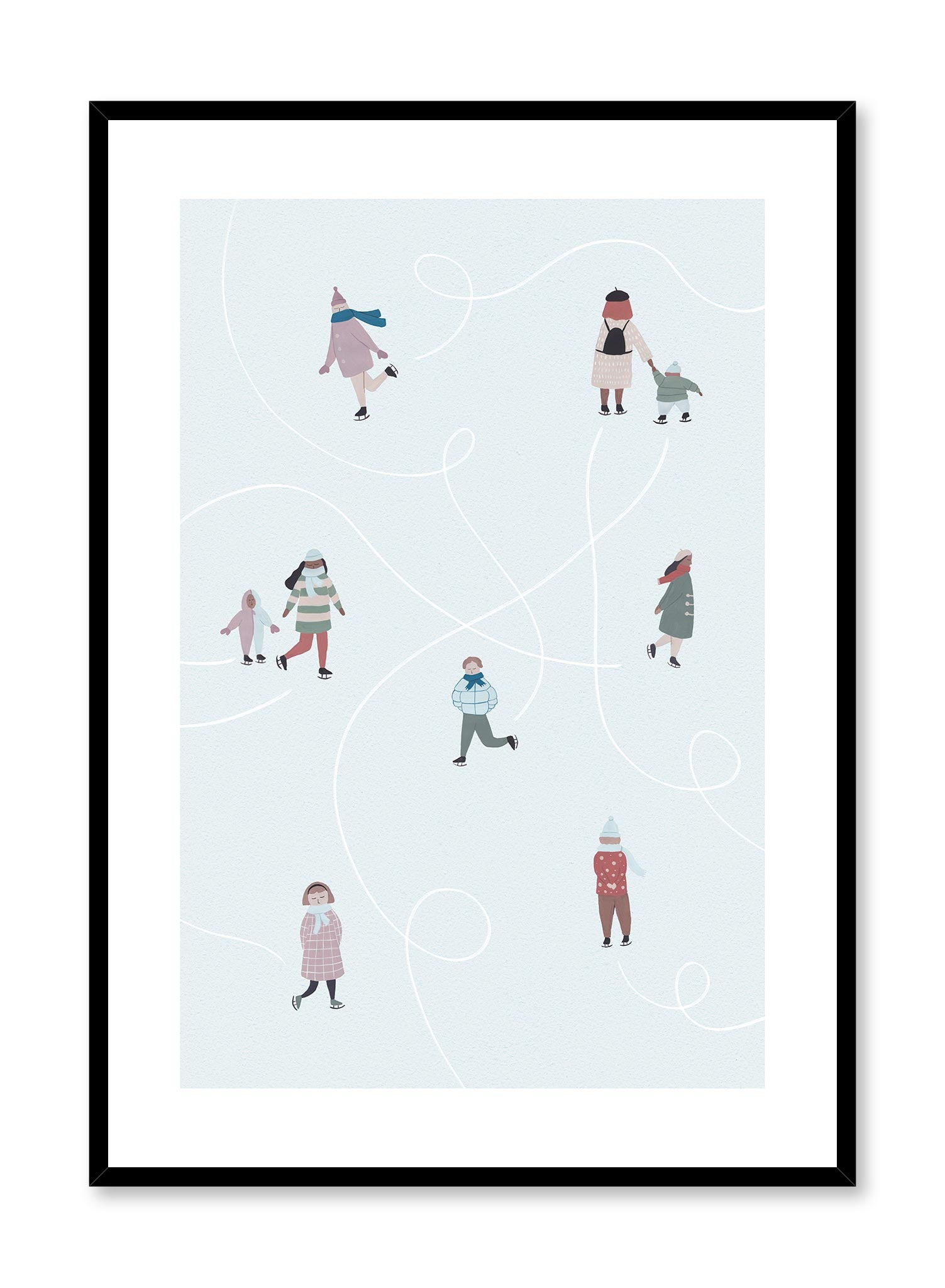 At the Ice Rink, Poster | Oppositewall.com
