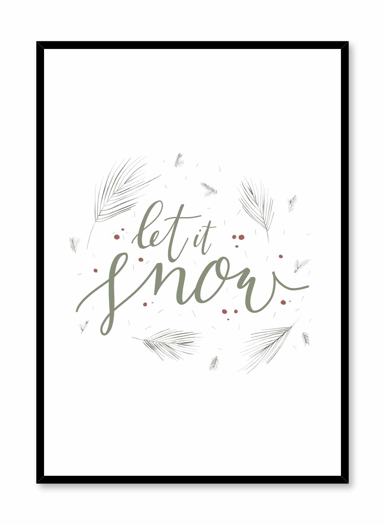 Let it Snow, Poster | Oppositewall.com