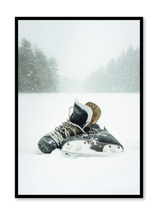 Ice Skates hockey, Poster | Oppositewall.com