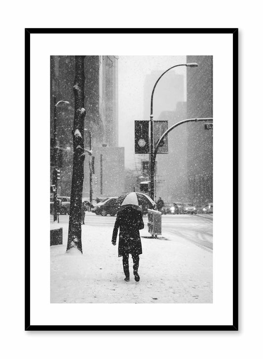 Men Walking Snow, Poster | Oppositewall.com