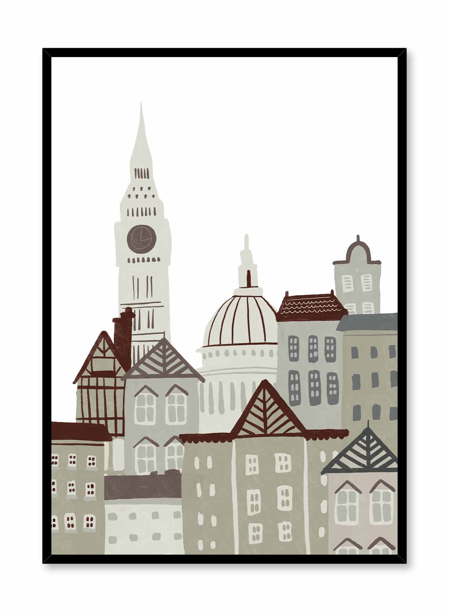 Hello London | Shop Posters & Prints Online at Opposite Wall
