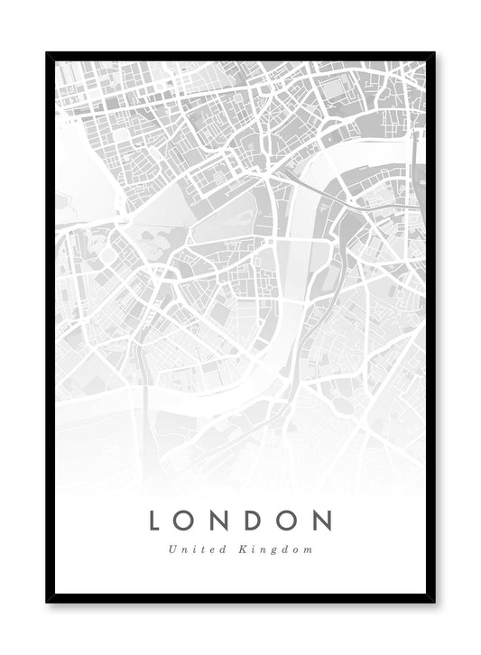London Map, Poster | Oppositewall.com